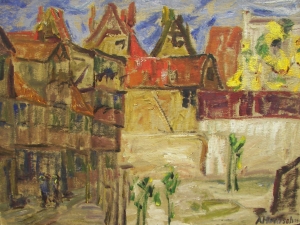 Alfred Heinsohn, Stadtansicht, Privatbesitz