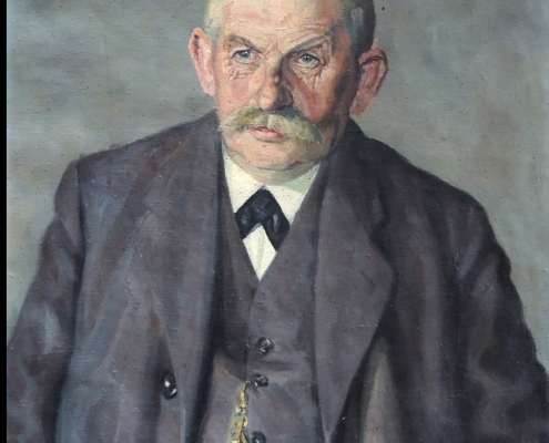Otto Bartels, Porträt Mann, 1923, Kunstmuseum Schwaan