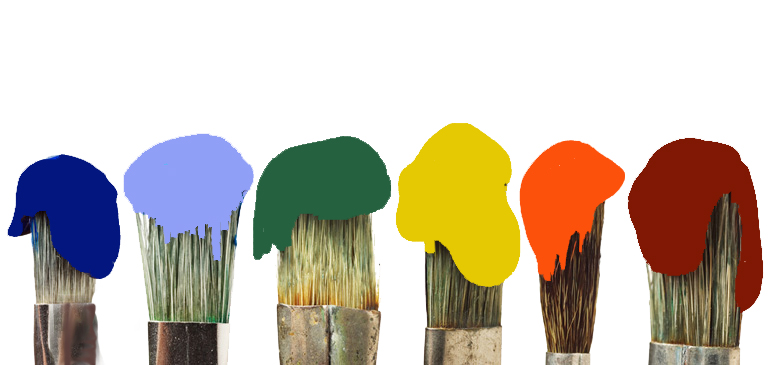Pinsel Und Farbe Pinsel Und Farbe